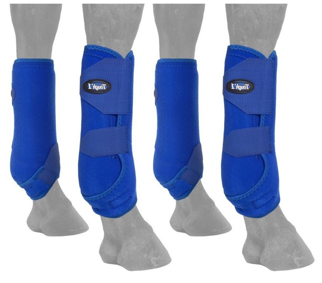 Tough 1 Extreme Vented Sport Boots Set, Royal Blue, Large