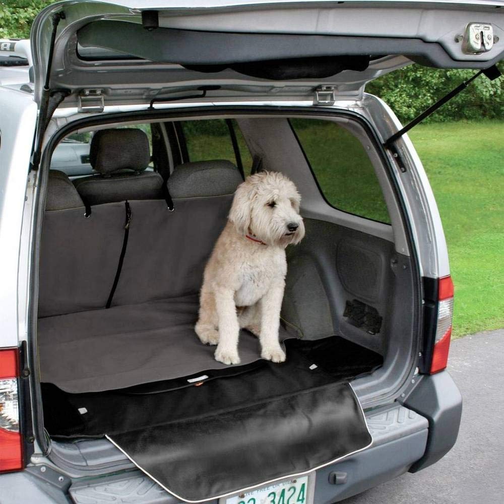 Kurgo Cargo Cape For Dogs, Pet Cargo Liner, Trunk Car Cover, Bumper Flap For Extra Protection, Water Resistant, Storage Pockets,