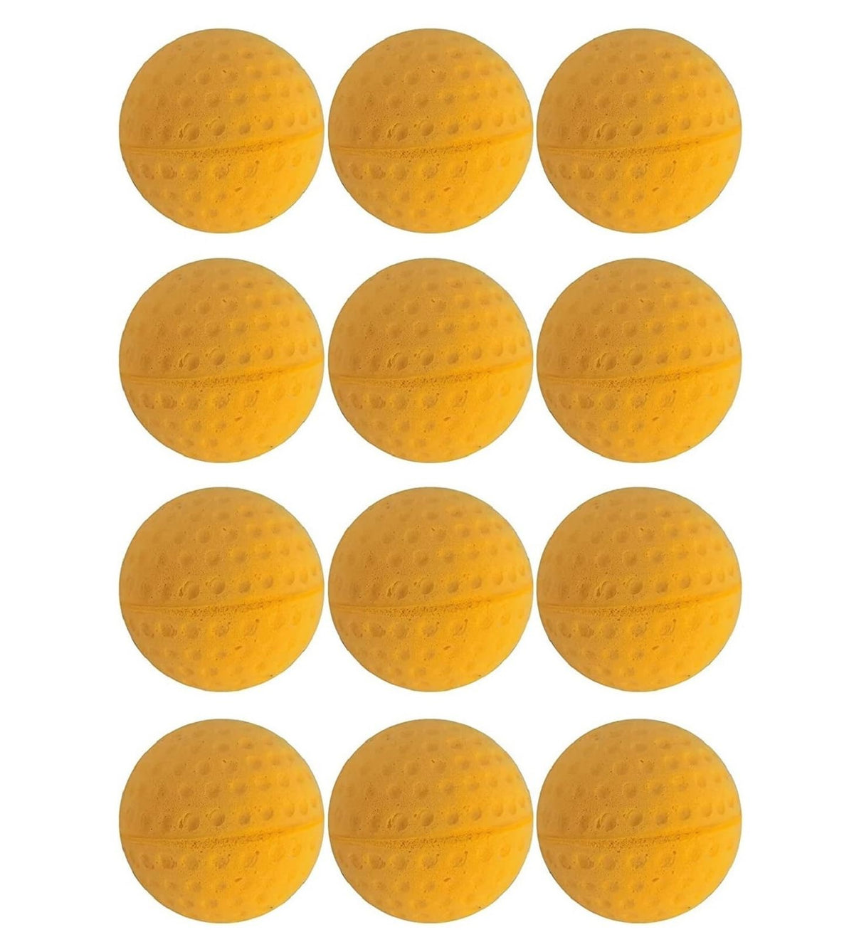 Ginfh Cat Golf Balls For Indoor Cats Toy Ball Kitten Toys Interactive Cat Ball Sponge Foam Sponge Soccer Balls (Yellow)