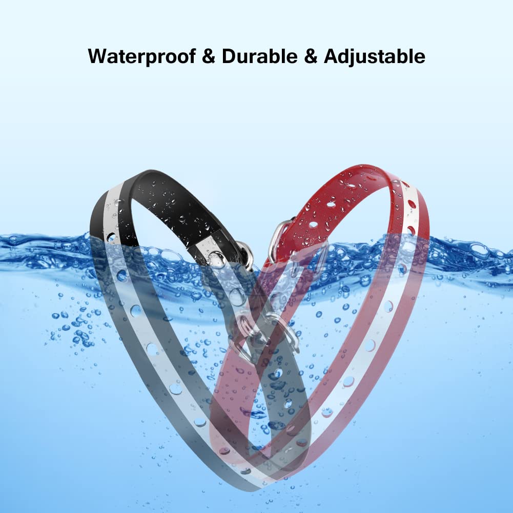 Petjoy Dog Collars Strap, Replacement Collar For Shock Reflective Collar, Adjustable Classic Dog Collar Strap For All Varieties