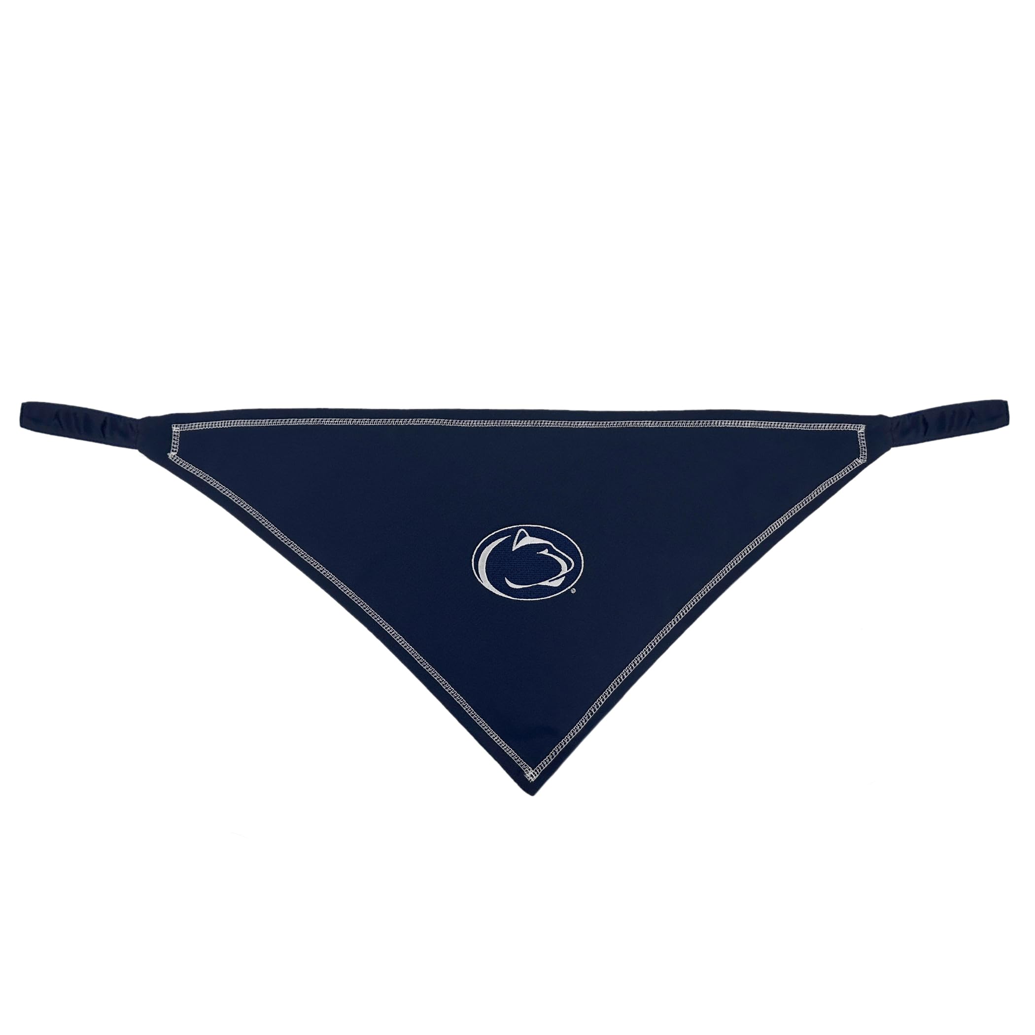 Pets First Ncaa Penn State Nittany Lions Tie Bandana, Size Large/X-Large. Dog Bandana Scarf Bib For Pet Cat Dog. The Ultimate Ga