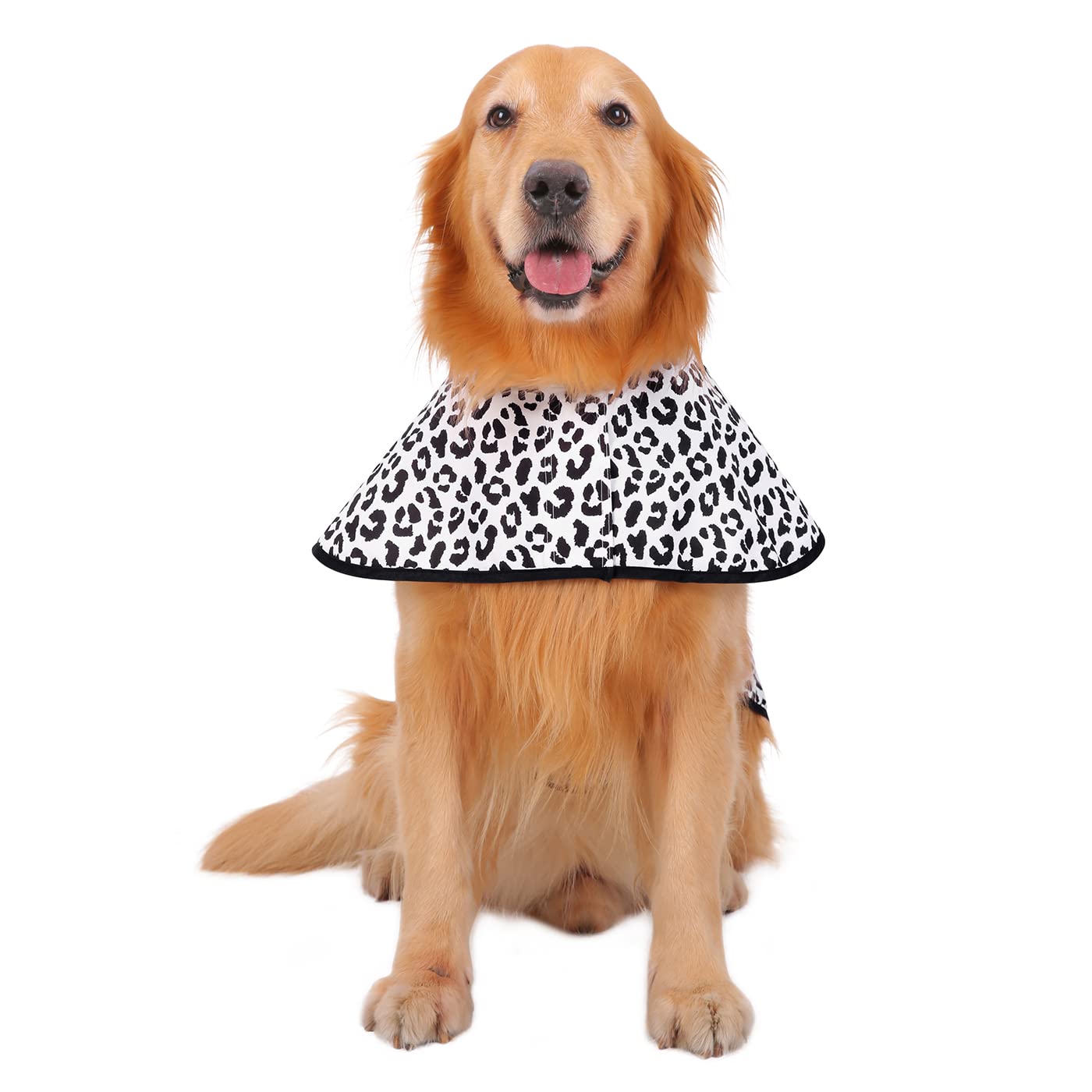 Hde Dog Raincoat Hooded Slicker Poncho For Small To X-Large Dogs And Puppies Snow Leopard - Xl
