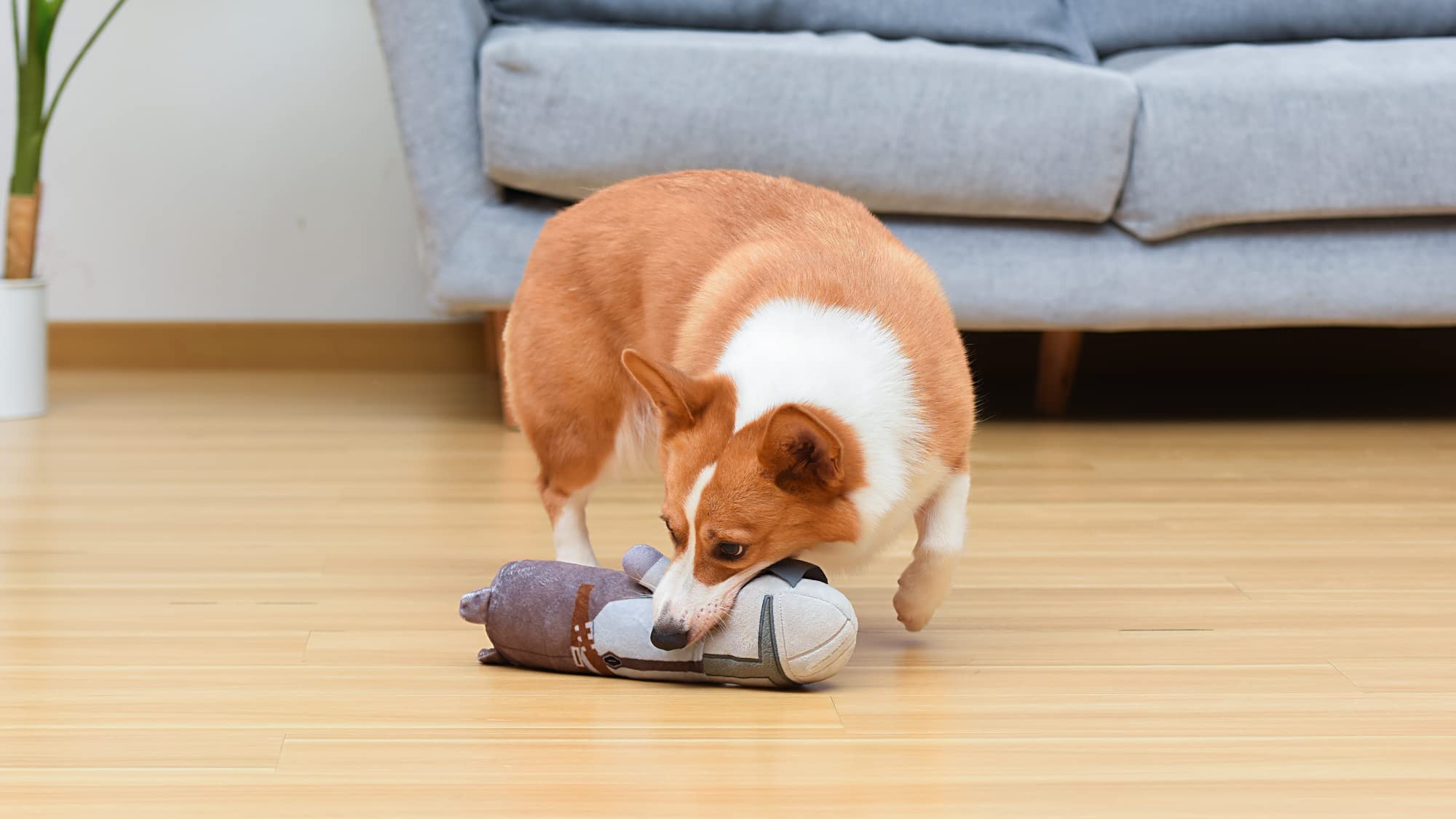 Star Wars For Pets The Mandalorian Plush Bobo Dog Toy With Squeaker, 12'' | The Mandalorian Toy For Dogs | Dog Toys, Squeaky Dog