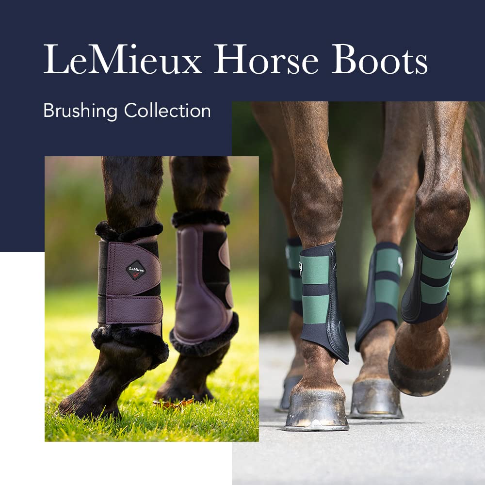 Lemieux Grafter Brushing Horse Boots - Protective Gear And Training Equipment - Equine Boots, Wraps & Accessories (Brown/Large)
