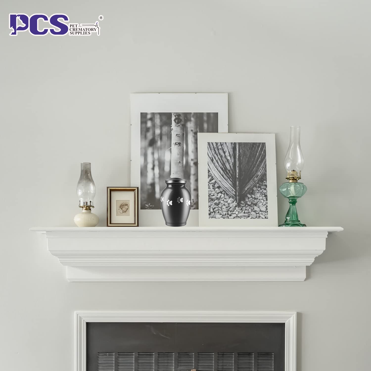 Pcs Pet Memorial Cremation Urns For Dogs And Cats Ashes, Dog Keepsake Urns For Ashes With Paw Prints-Medium