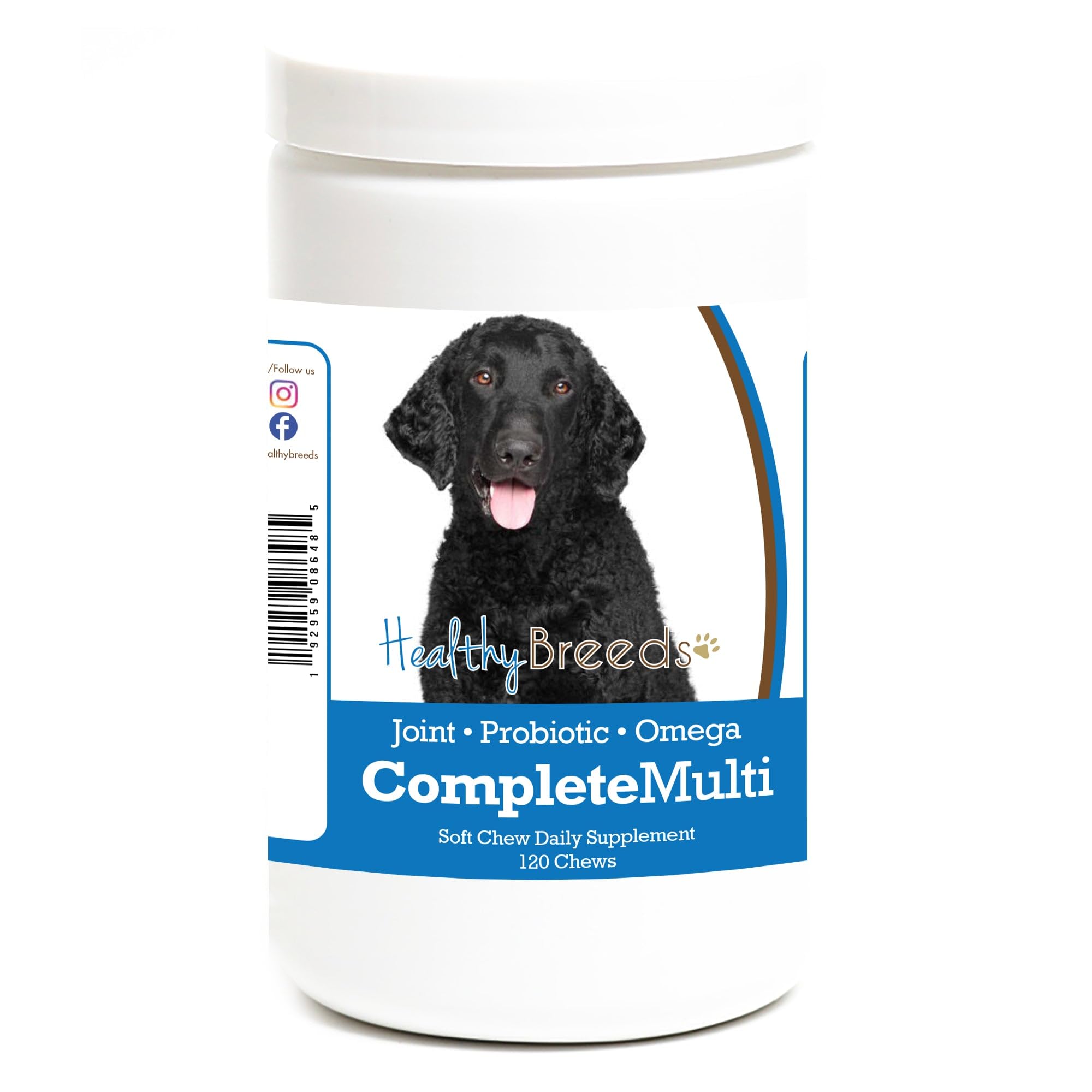 Healthy Breeds Curly-Coated Retriever All in One Multivitamin Soft Chew 120 Count