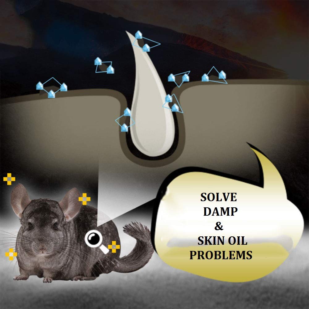 Hamster Bathing Sand Gerbil Powder Grooming Sand For Tiny Friends Farm Chinchilla Dust Bath Potty Litter Sand (2Lb) (Hamster Sand) (Hamster Bath Sand Dust