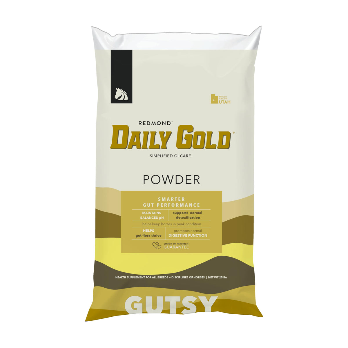 REDMOND Daily Gold Stress Relief - Natural Digestive and Ulcer Supplement for Horses
