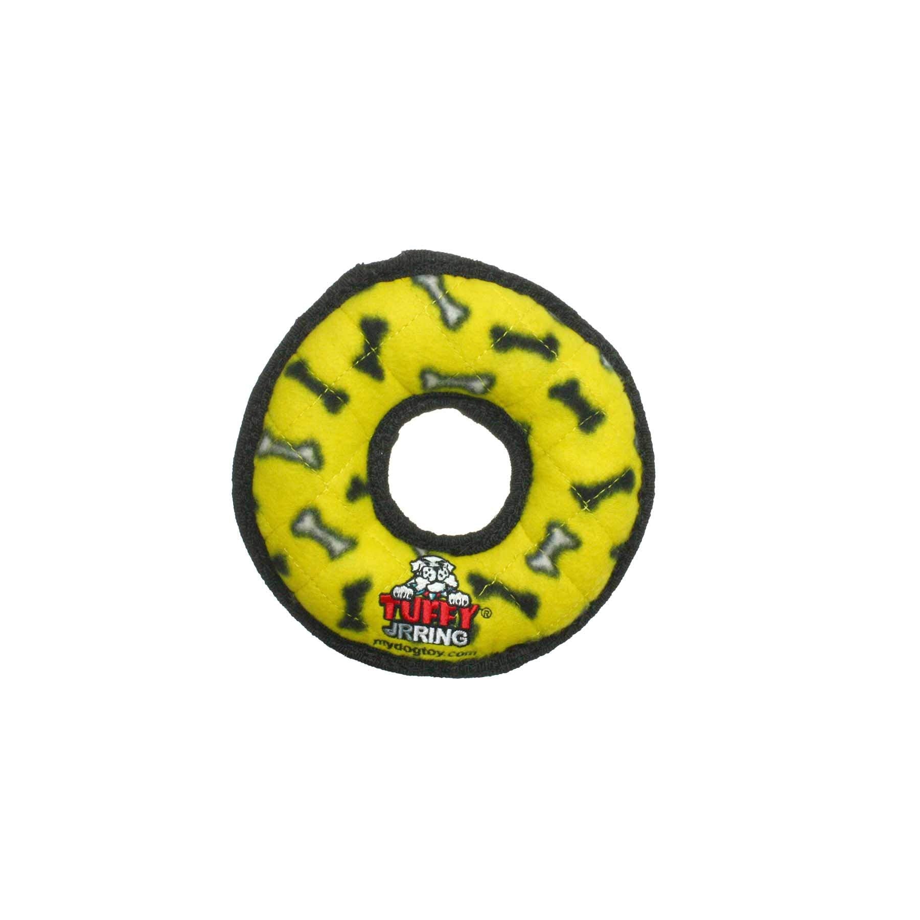 TUFFY : Ring Dog Toy: Ultra Durable Plush Toy with Multiple Layers & Reinforced Seams, Washable and Floats, Original Constructio