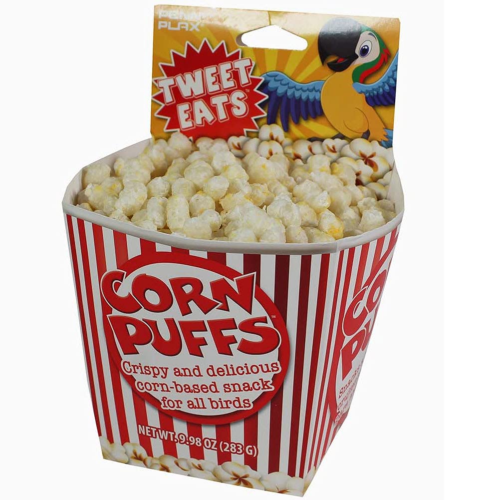 Penn Plax Tweet Eats Corn Puffs Bird Treat - 10 oz
