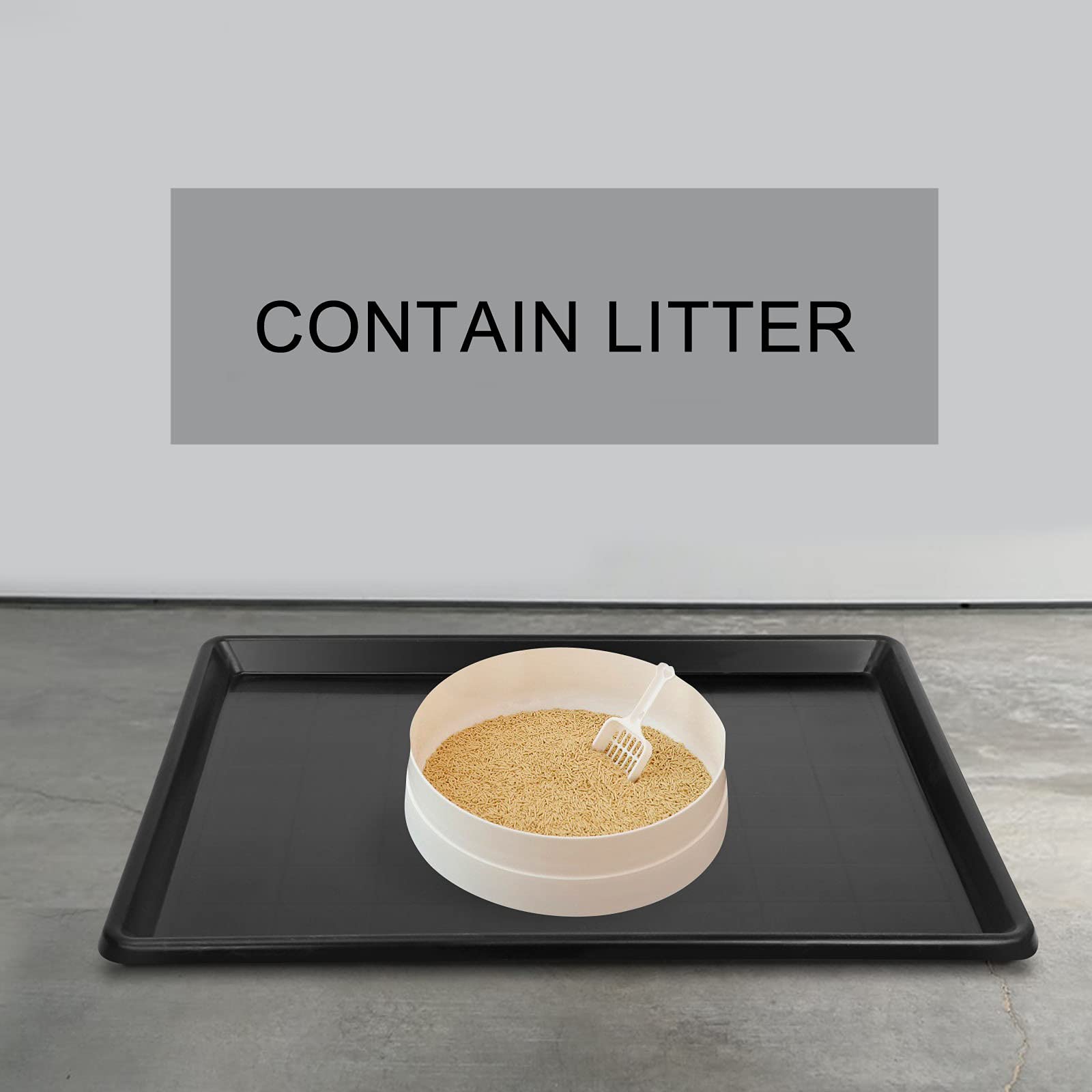 Confote 1 Pcs 29 X 19.5 Inch Replacement Tray For Dog Crate Pans Plastic Bottom For Pet Cages Crates Kennels Dogs Cat Rabbit Fer