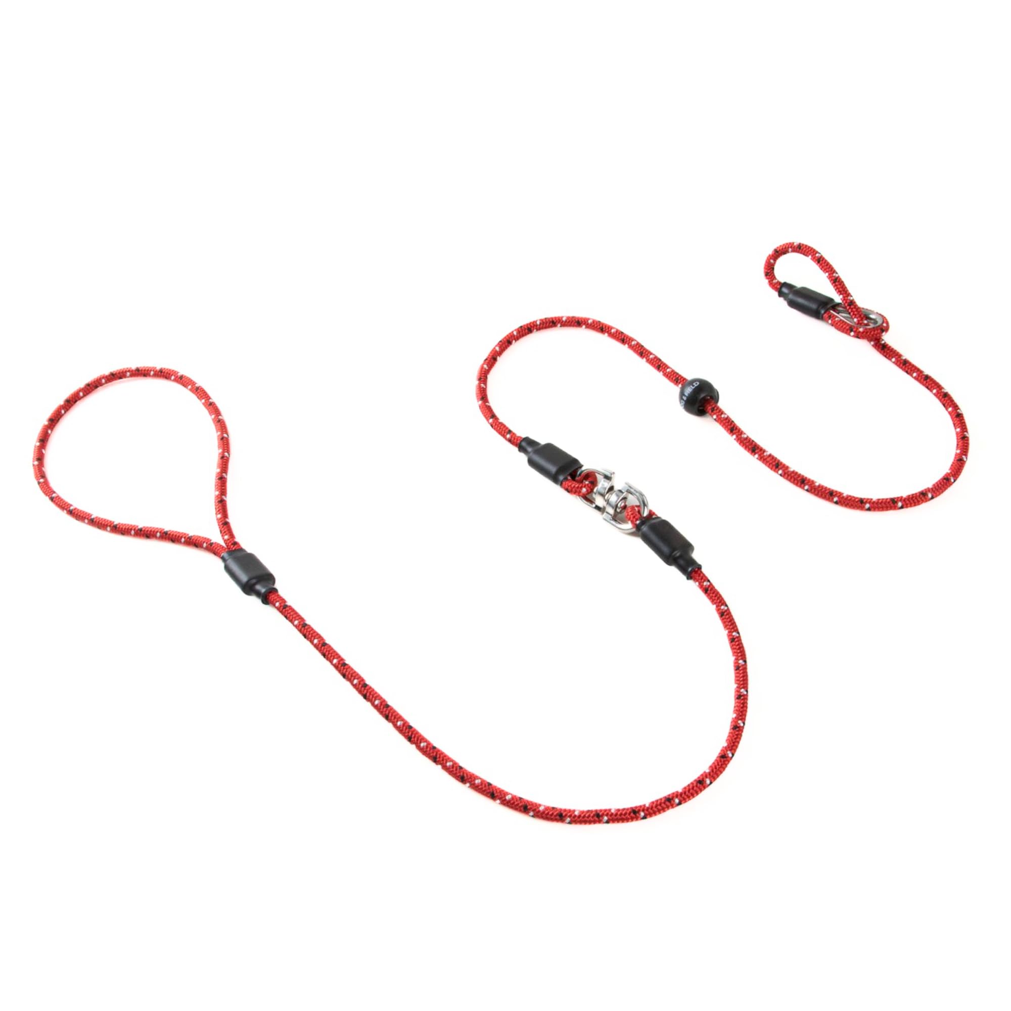 Dog & Field Trial Pro Slip Lead - Professional Gundog Slip Lead & Anti Tangle Swivel Leads (Swivel - Red)