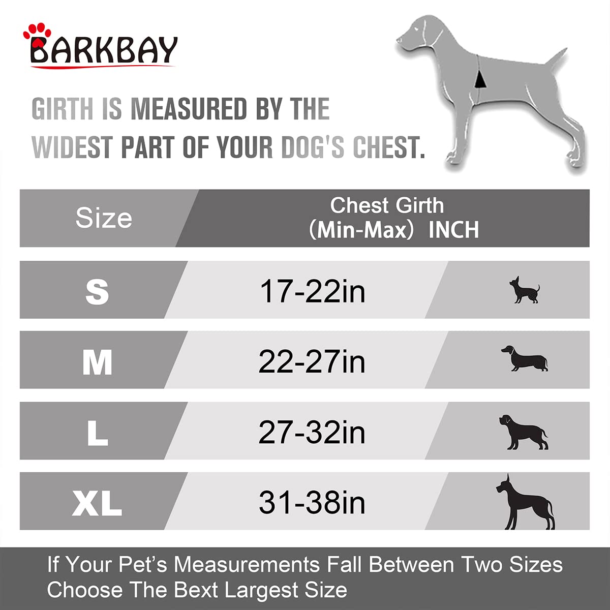 Barkbay No Pull Dog Harness Front Clip Heavy Duty Reflective Easy Control Handle For Large Dog Walking(Red,Xl)