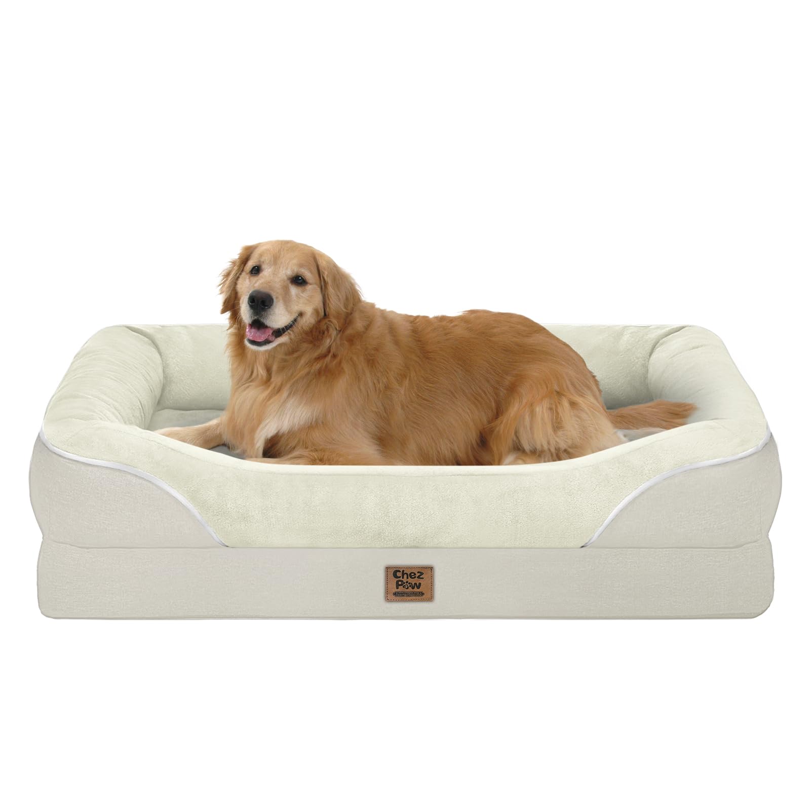 Orthopedic Removable Large Dog Bed -Xl Large Dog Beds With Washable Cover And Removable Bolsters Non-Slip Bottom & Waterproof Pe