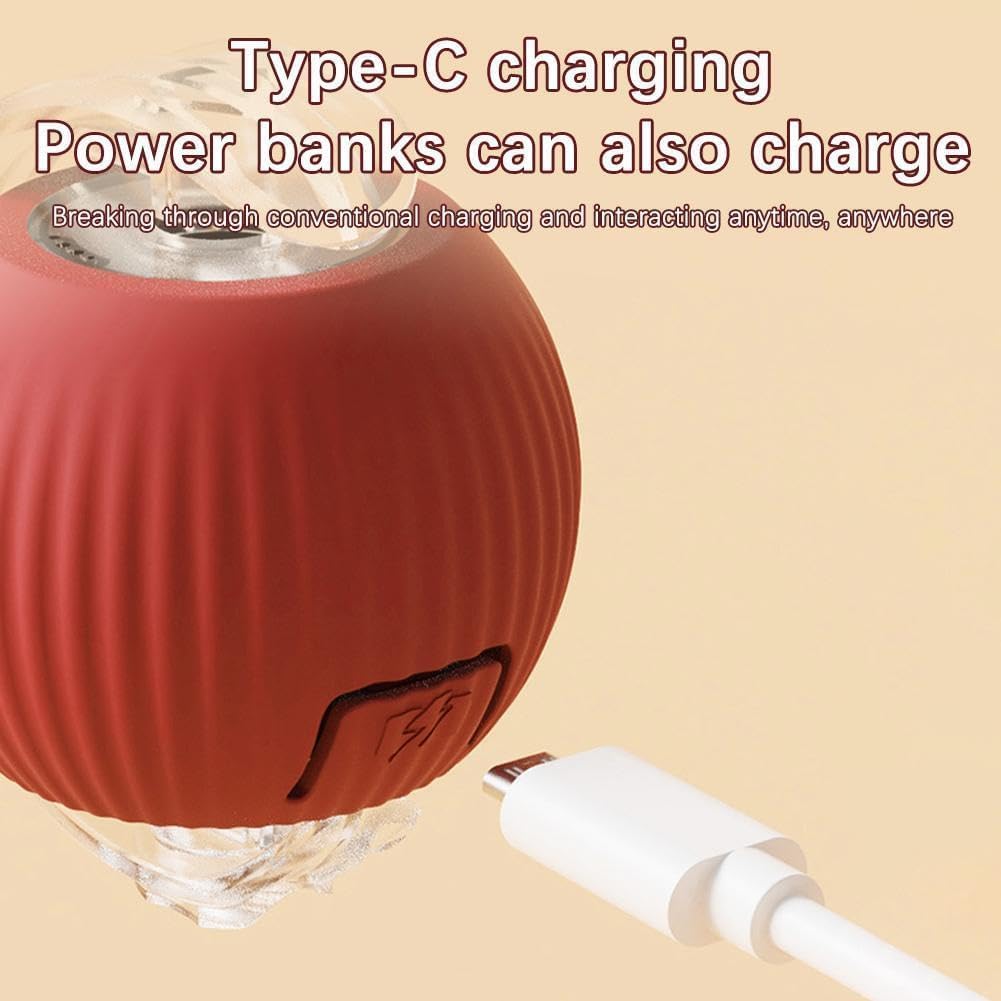 2 Packs Interactive Cat Toy,Electric Dogball Toy,Cat Toys For Indoor Cats,Chewie Viral Dog Ball,Adjustable Sports Rolling Toy,El