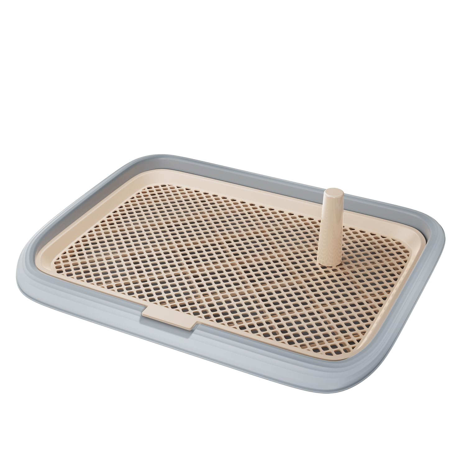 Kola Panda Large 23.6''X17.7'' Dog Potty Tray, Indoor Pet Pee Pad Holder With Mesh Floor,Bathroom Dog Litter Box, Pet Toilet (Gr