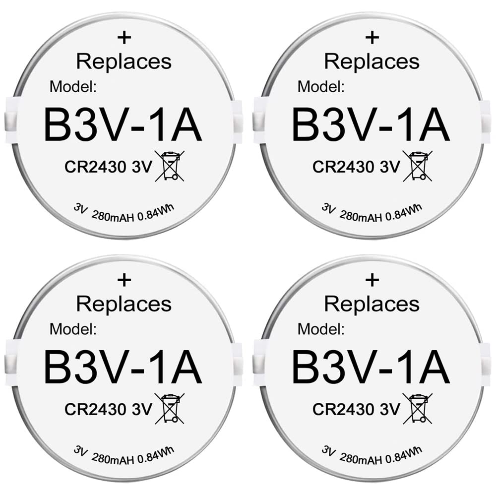 Abeden B3V 1A Lithium Replacement Batteries Compatible With High Tech Pet Single Electronic Collar Battery For Model Ms-4 And Ms-5(4 Pack)