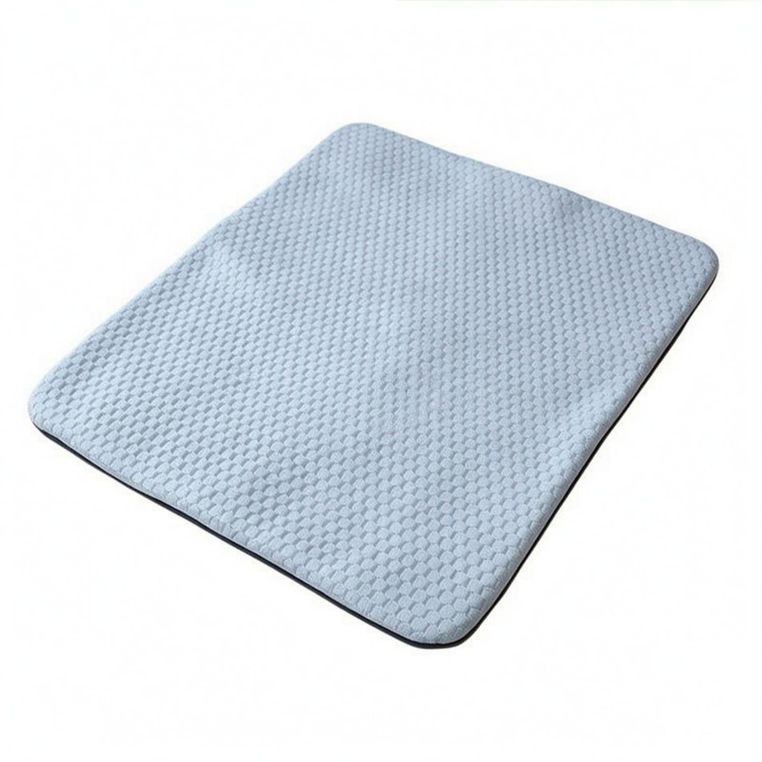Breathable Cooling Sleeping Pad IceSilk Style Cooling Pet Mat Textured Slim for Dogs, Cats, Resting, S