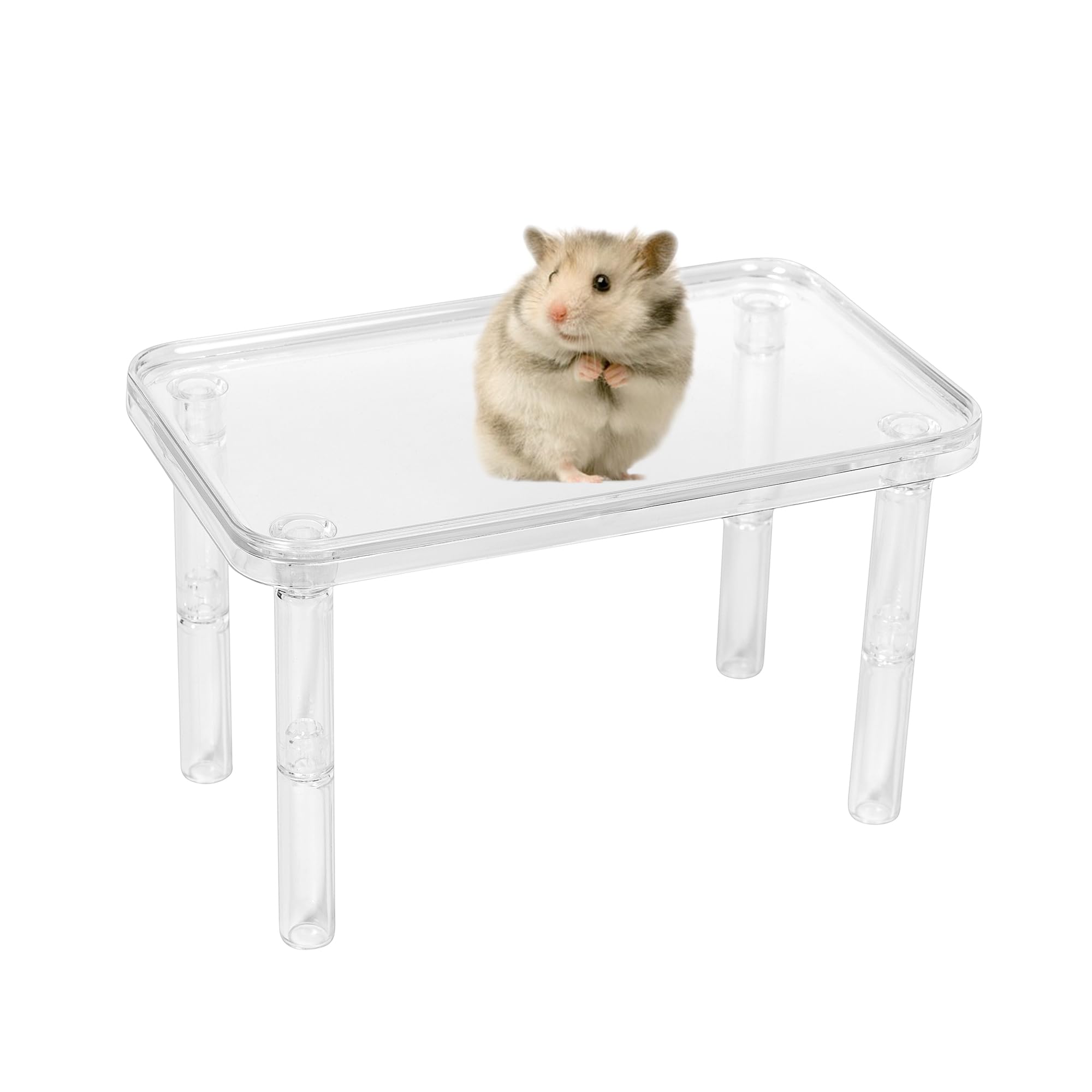 Tafit Hamster Platform - Cage Accessories and Play Decor for Dwarf Syrian Hamsters, Gerbils, Mice, Degus, and Other Small Pets (