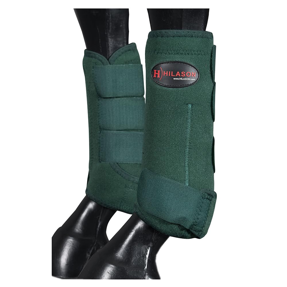 HILASON Horse Front Leg Neoprene Sport Boot Superior Protective & Shock Absorbing Comfortable Fit Breathable Design