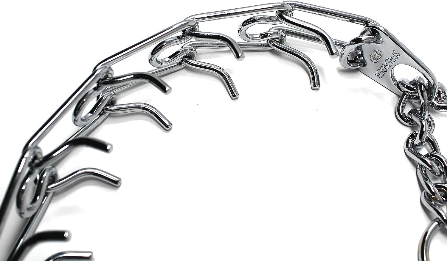 Herm Sprenger Prong Dog Training Collar Ultra-Plus Chrome Plated Steel Pet Pinch Collar No-Pull Collar For Dogs Anti Pull Training Collar Made In Germany 3.2Mm X 23In Medium