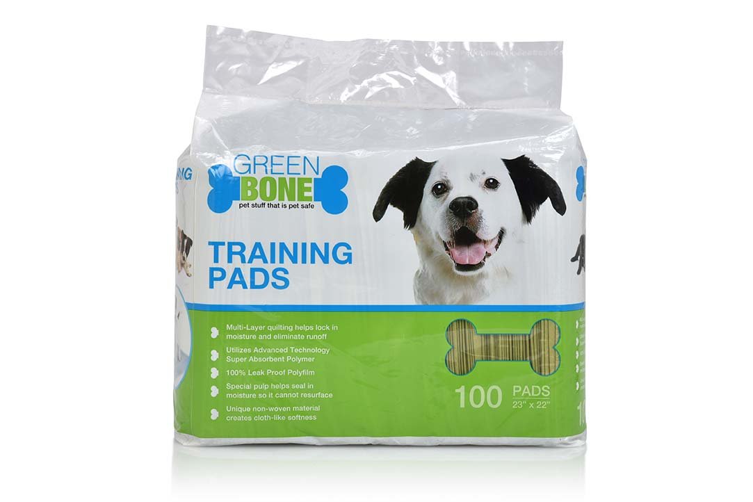 Greenbone Training Pads - Leak Proof - Lemongrass Scent - 100 Count