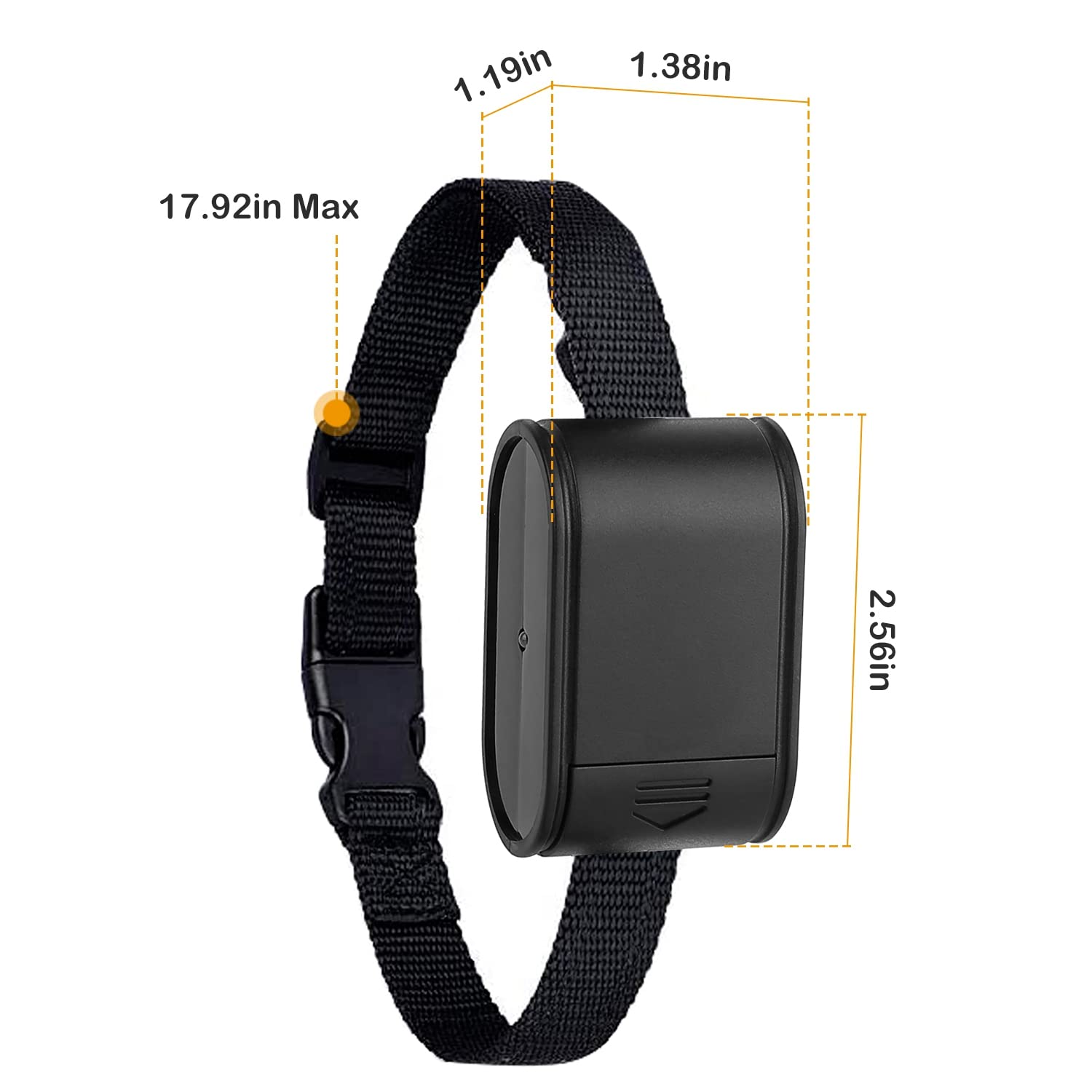 Imountek Electric Dog Collar Receiver Anti-Bark Deterrent Training Collar With Beep Shock Modes For Fence System Water Resistant