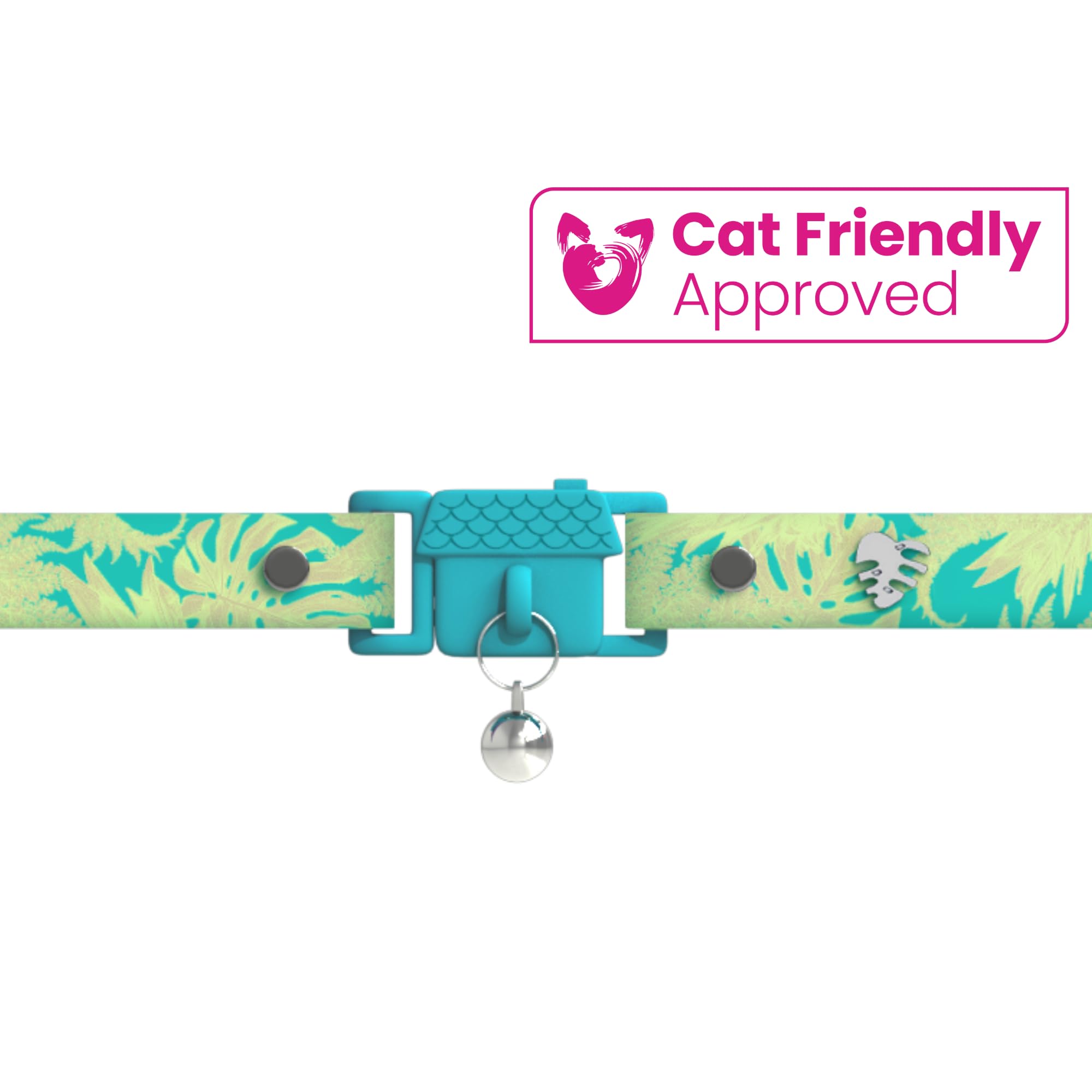 Kittyrama Botanicals Jungle Cat Collar. Award Winning. Hypoallergenic, Quick Release Breakaway, Comfy & Soft. Vet Approved. Othe