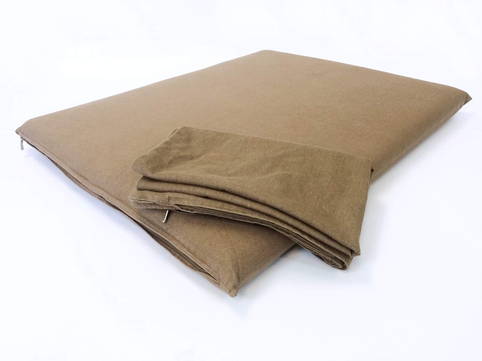 DIY Luxurious Comfort Pet Dog Bed External and Internal Waterproof Covers for Small and Large Dogs  Covers ONLY (36x29, Denim