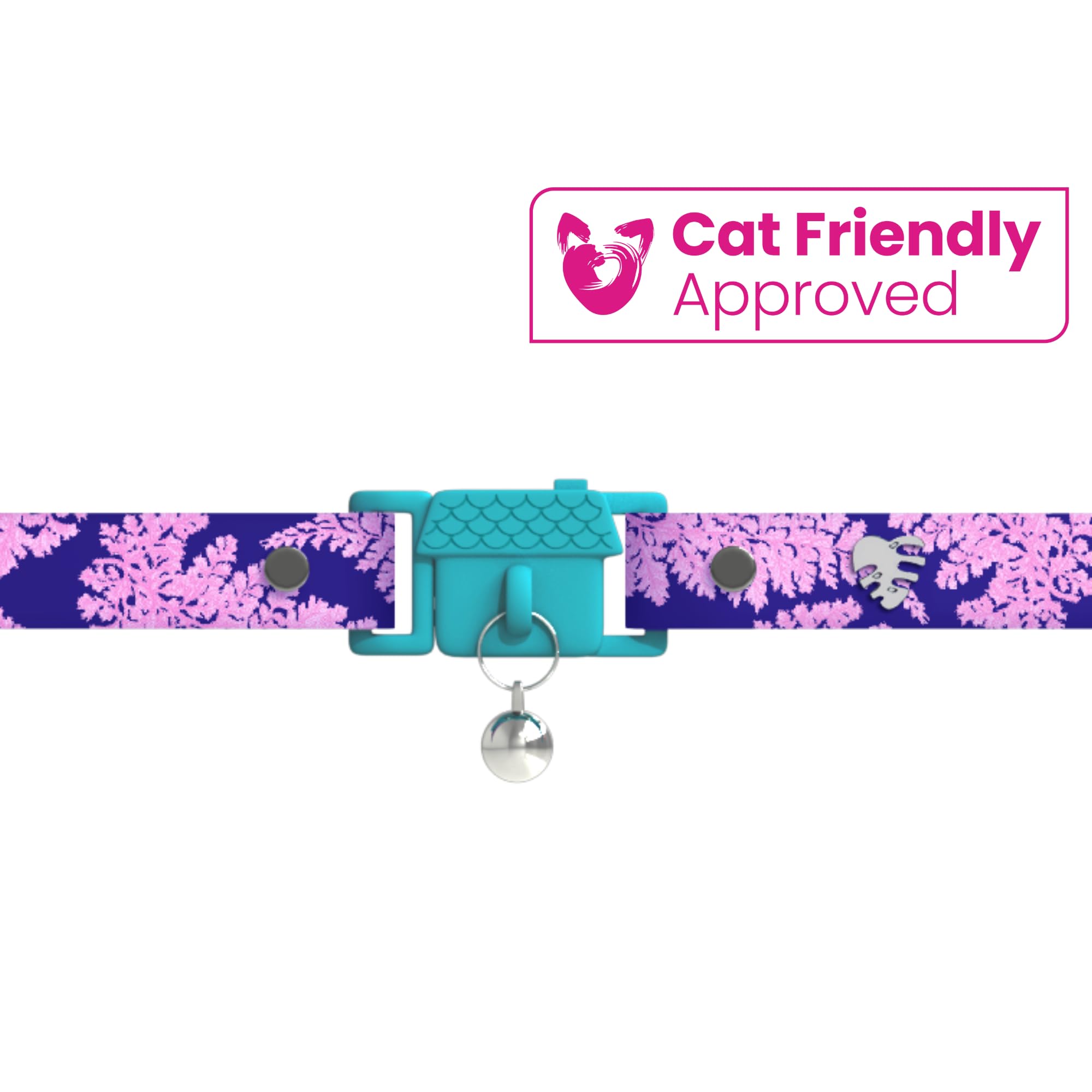 Kittyrama Botanicals Fern Cat Collar. Award Winning. Hypoallergenic, Quick Release Breakaway, Comfy & Soft. Vet Approved. Other