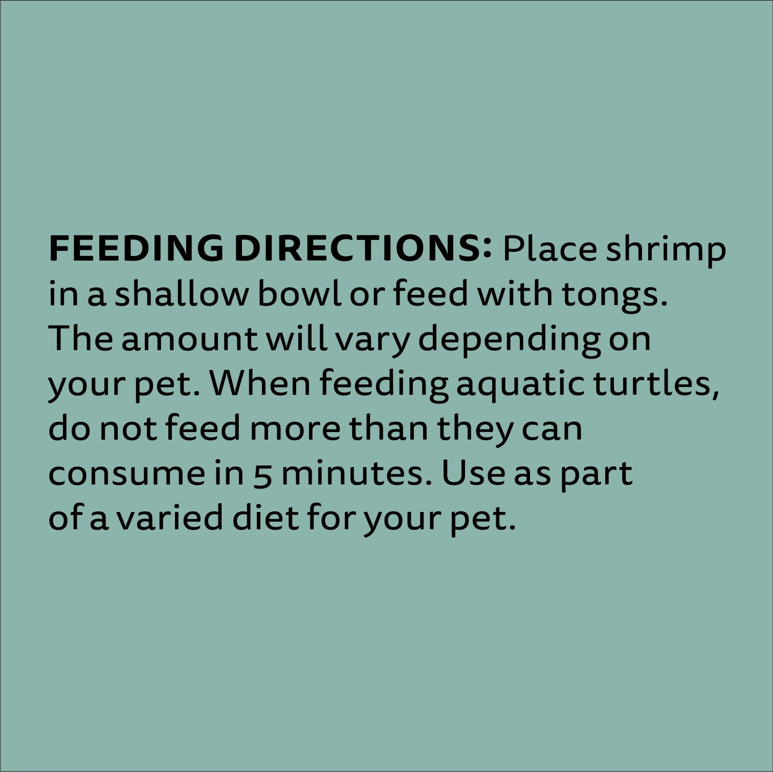 Flukers Fresh Feeder Vac Pack Aquatic Shrimp for Reptiles