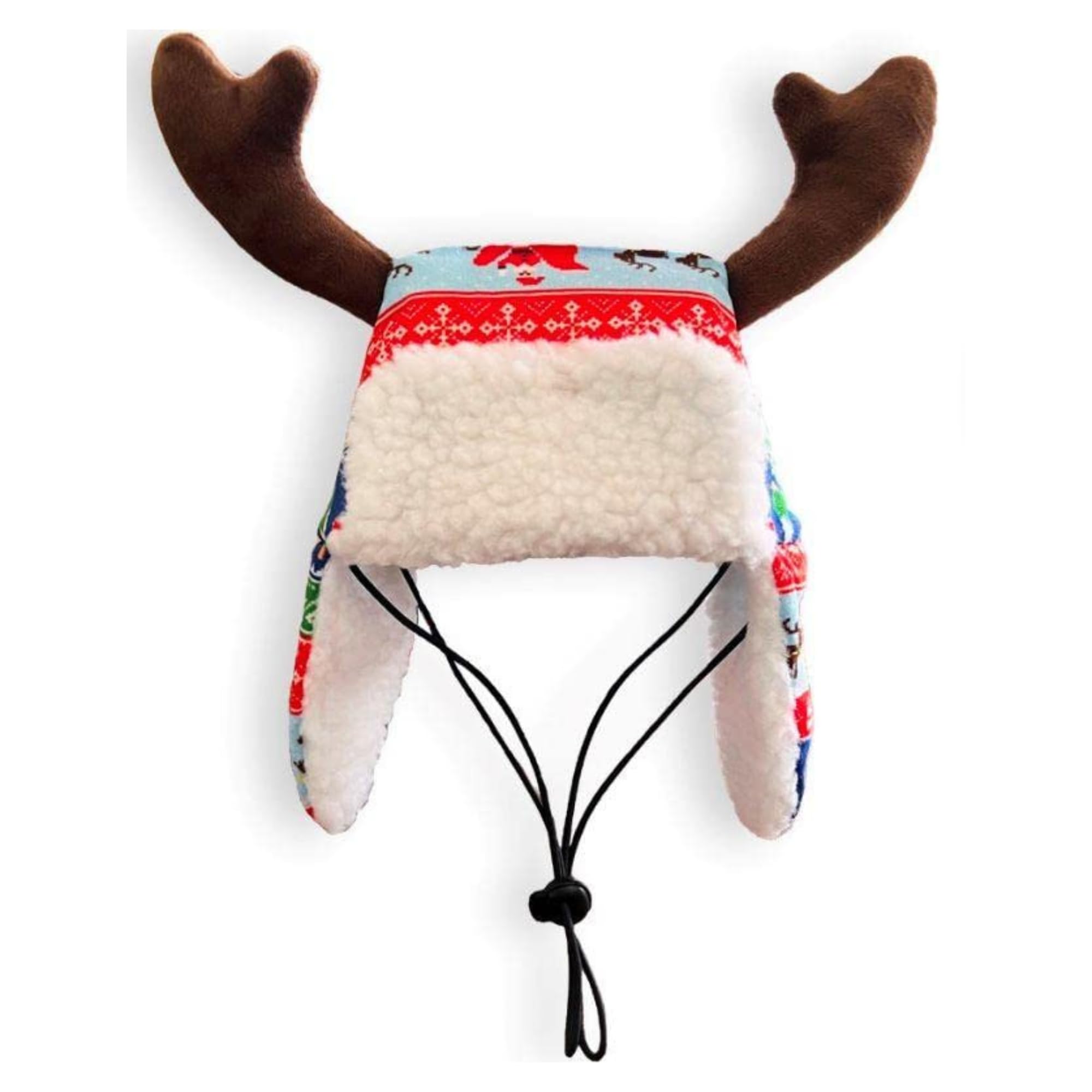 Huxley & Kent Pet Hat | Ugly Sweater Antler (Large) |Fun Christmas Holiday Hat For Dogs/Cats | Cute, Comfortable And Fun | Snugf