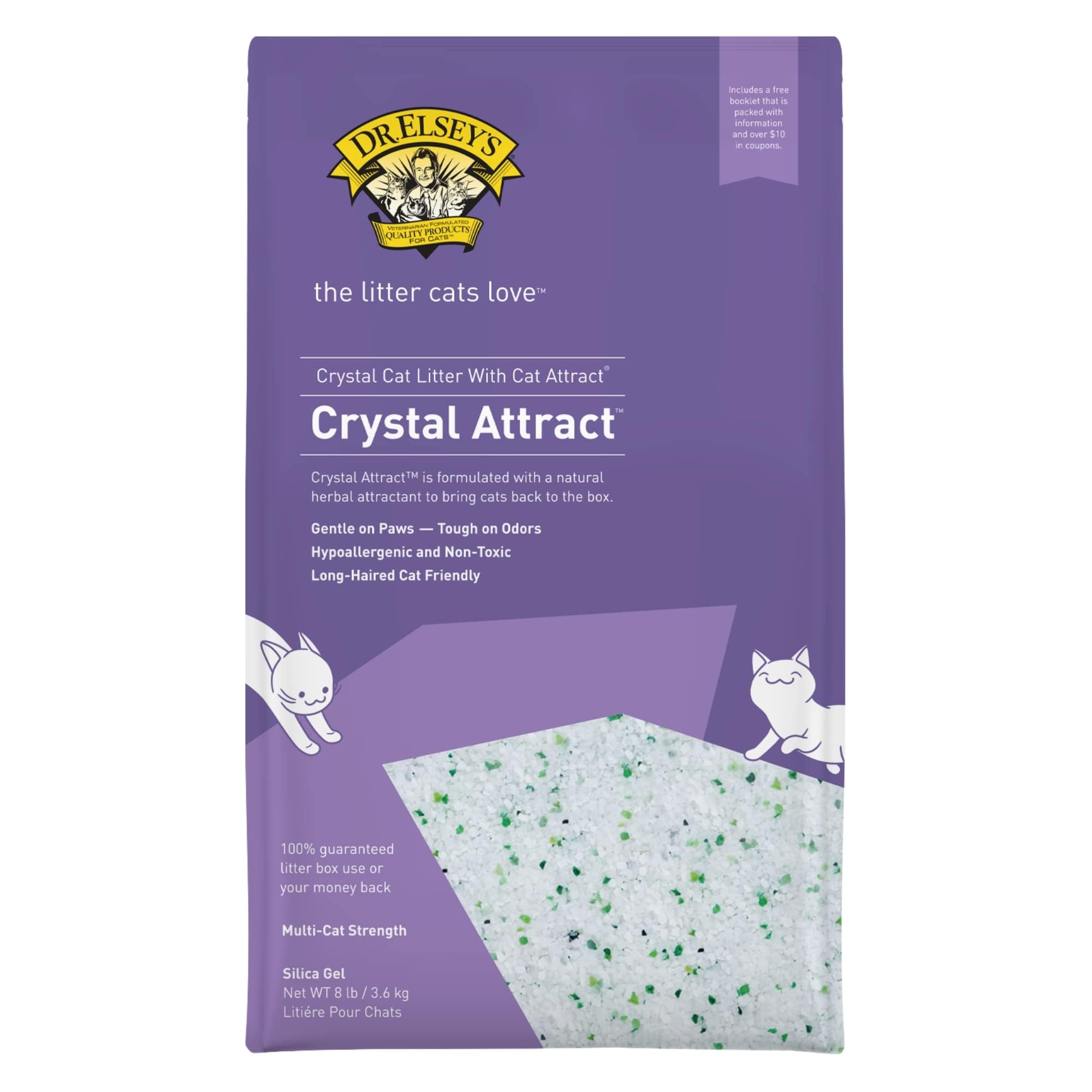 Dr. Elsey'S Crystal Attract Silica Cat Litter, 8Lbs
