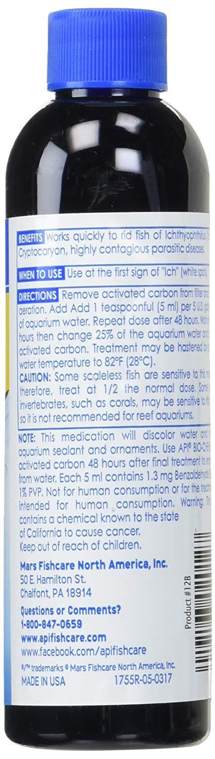 API Liquid Super Ick Cure - 8-Ounce (2 Pack) for Effective Fish Disease Treatment