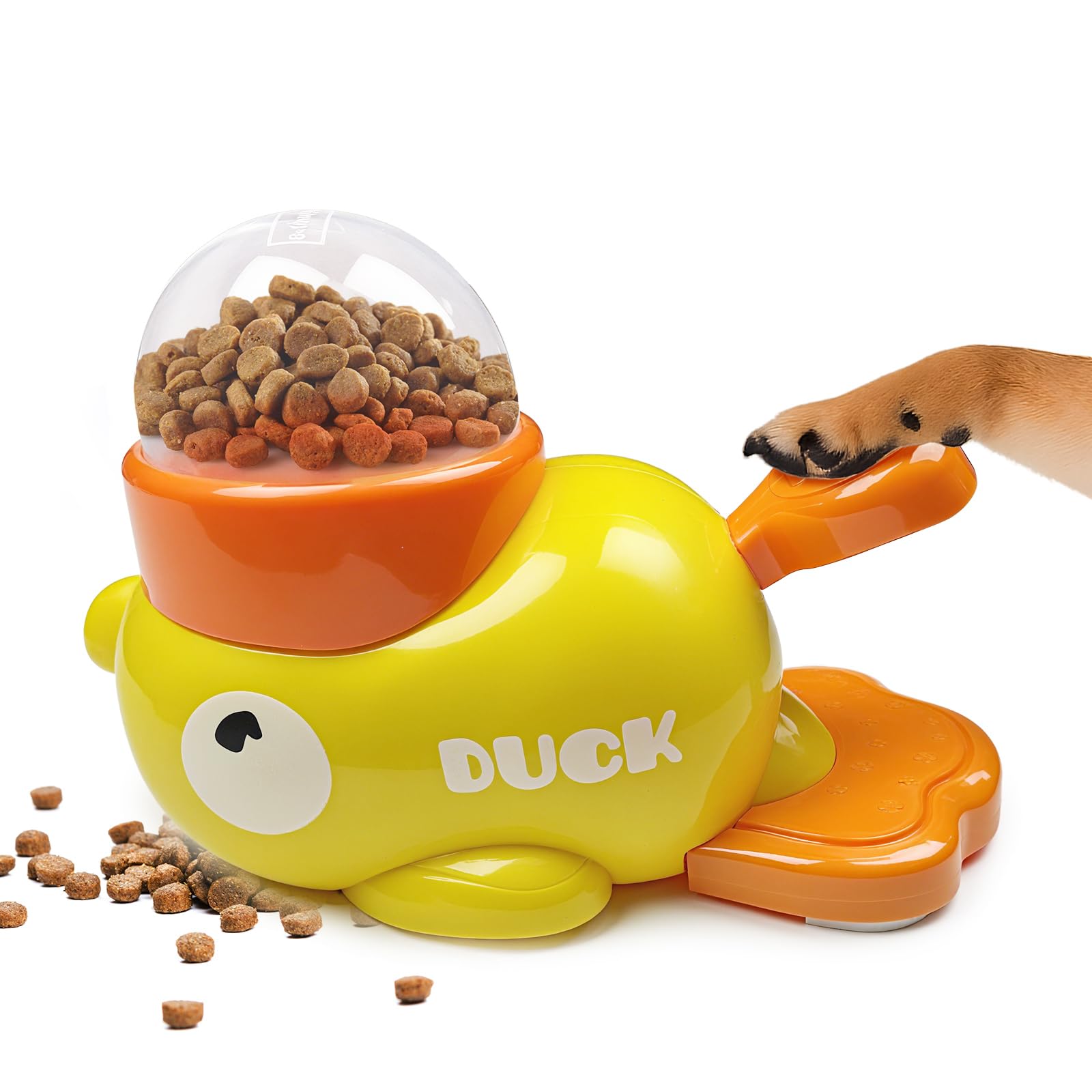 DZHPSRSZ Dog Treat Dispenser Toy Interactive,Duck Pet Feeder,Puzzle Toys for Dogs or Cat,Duck Pet Feeder to Focus Dogs Attentio