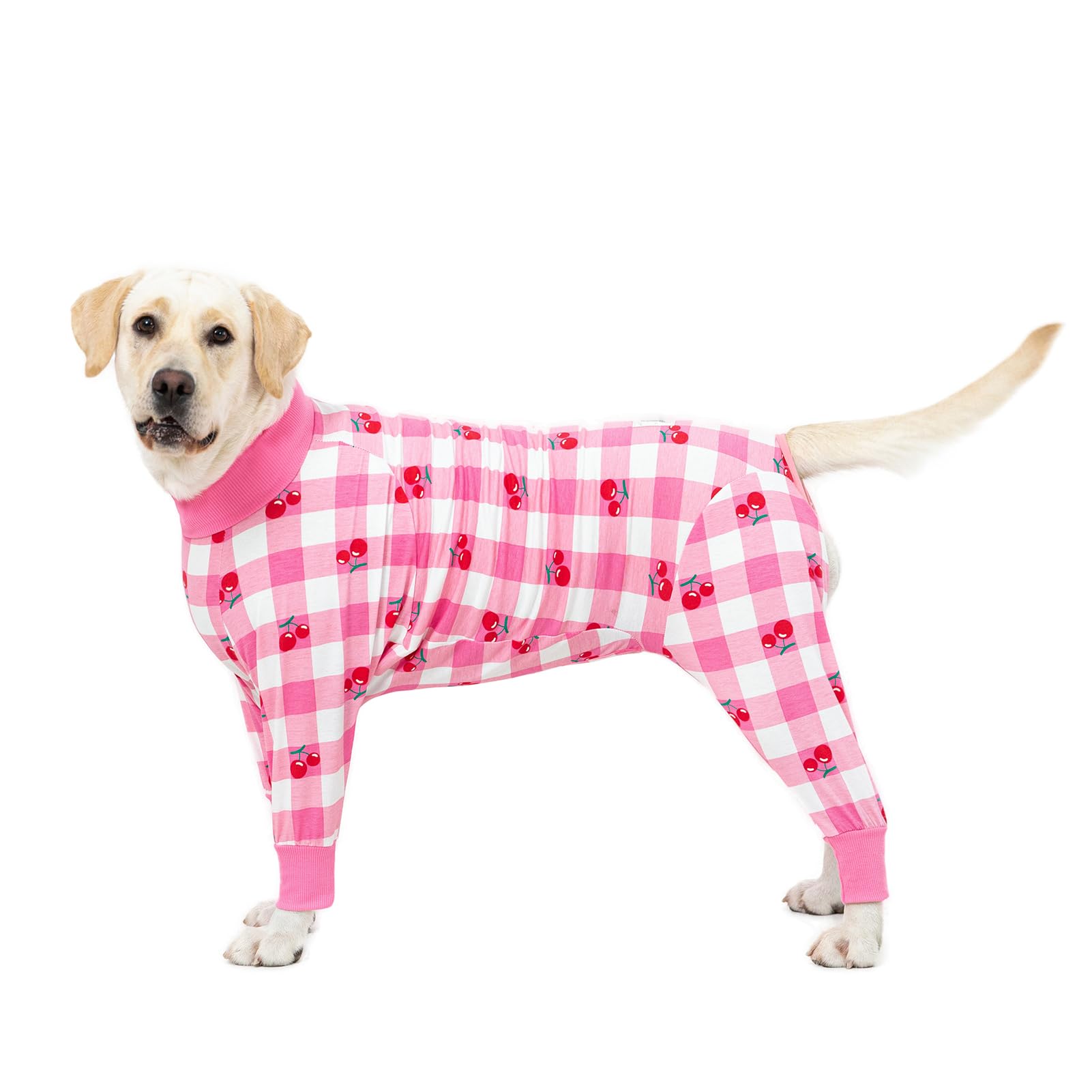 Pink Dog Recovery Suit Female Male for Dogs After Surgery Medium Large Dogs Onesie,Lightweight Dog Recovery Suit for Shedding Pr