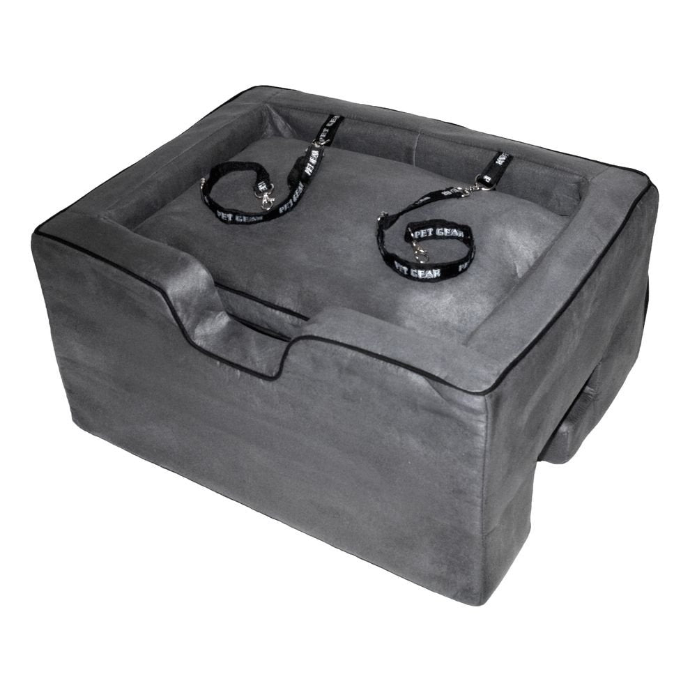 Pet Gear Lookout Booster Car Seat, Removable Comfort Pillow, Safety Tether Included, Installs In Seconds, No Tools Required, 4 C