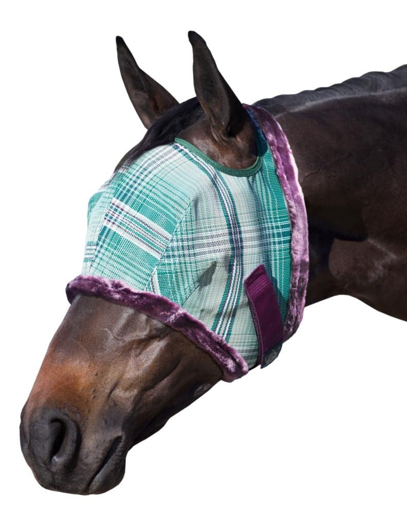 Kensington Pony Fly Mask w/Fleece Imperial Jade