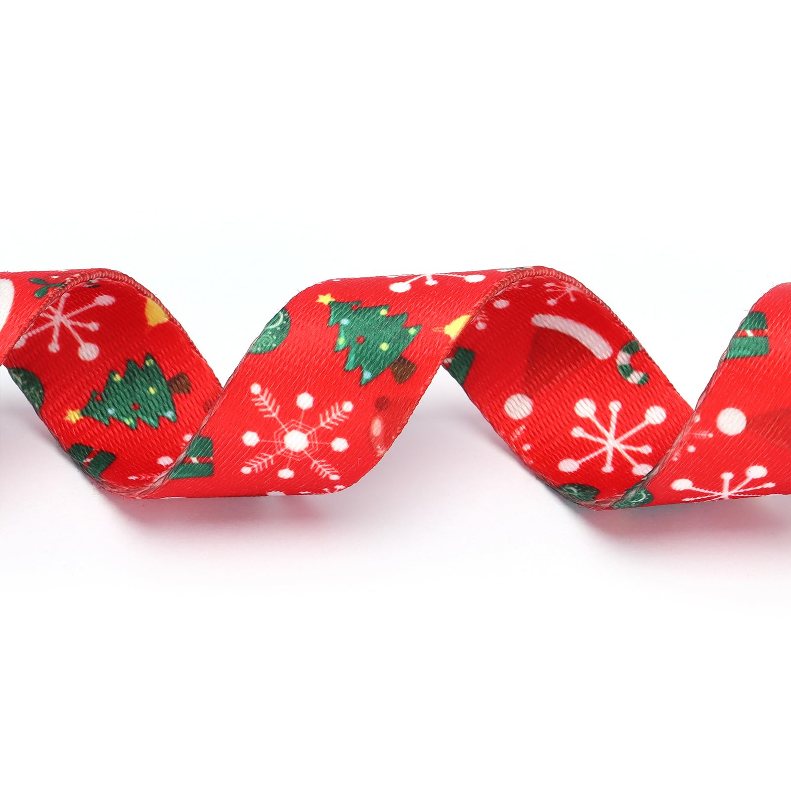 Christmas Martingale Dog Collar, Red Cheistmas Xmas Dog Collar No-Slip Escape Proof Choke No Pull Cinch Soft Nylon Dog Training