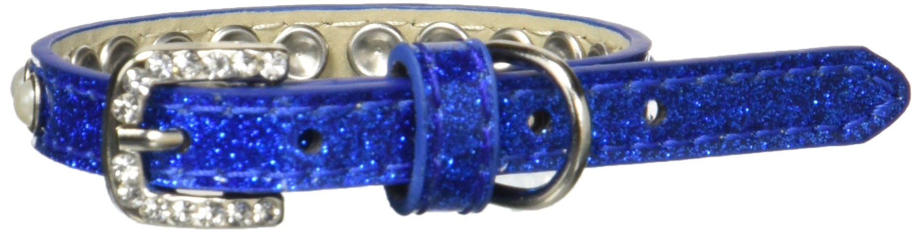 Mirage Pet Products Pearl Blue Puppy Dog Ice Cream Collar, Size 10