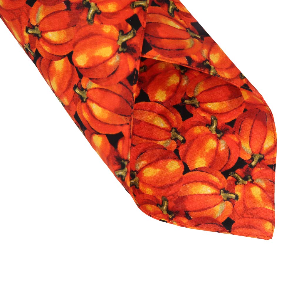 Kzhareen 4 Pcs/Pack Halloween Dog Bandana Pumpkin Reversible Triangle Bibs Scarf Accessories For Dogs Cats Pets Small
