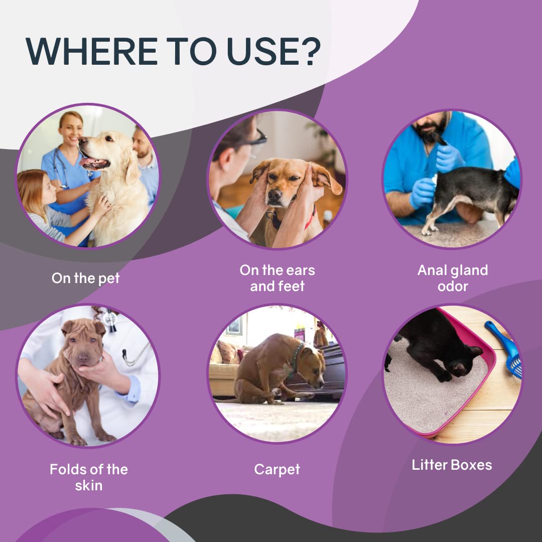 Thornell Animal Odor Eliminator Cat And Dog Wipes (80 Wipes) - All Purpose Deodorizing Pet Wipes - Pet Odor Eliminator For Pet,