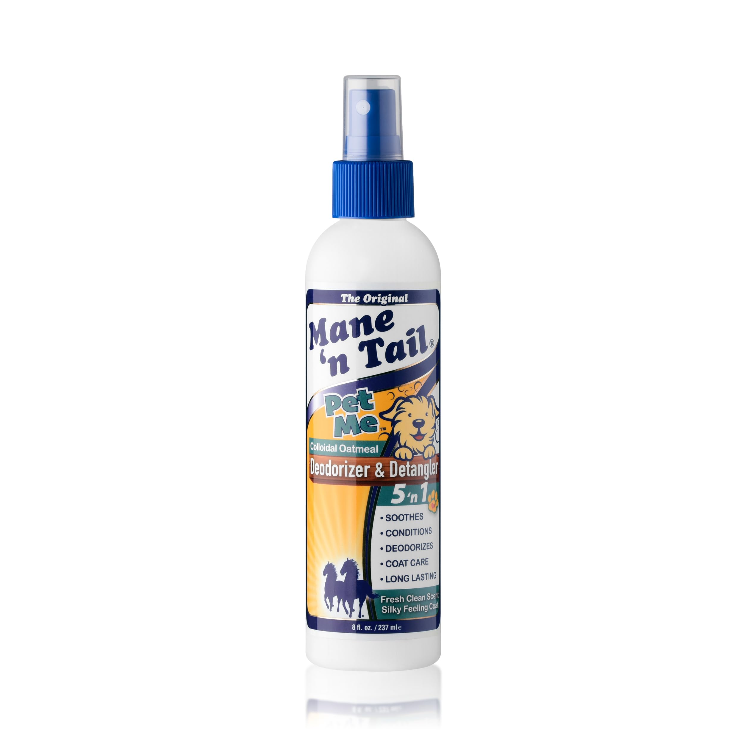 Mane 'N Tail Pet Me Deodorizer & Detangler With Real Colloidal Oatmeal, Aloe Vera And Spirulina (2 Pack)