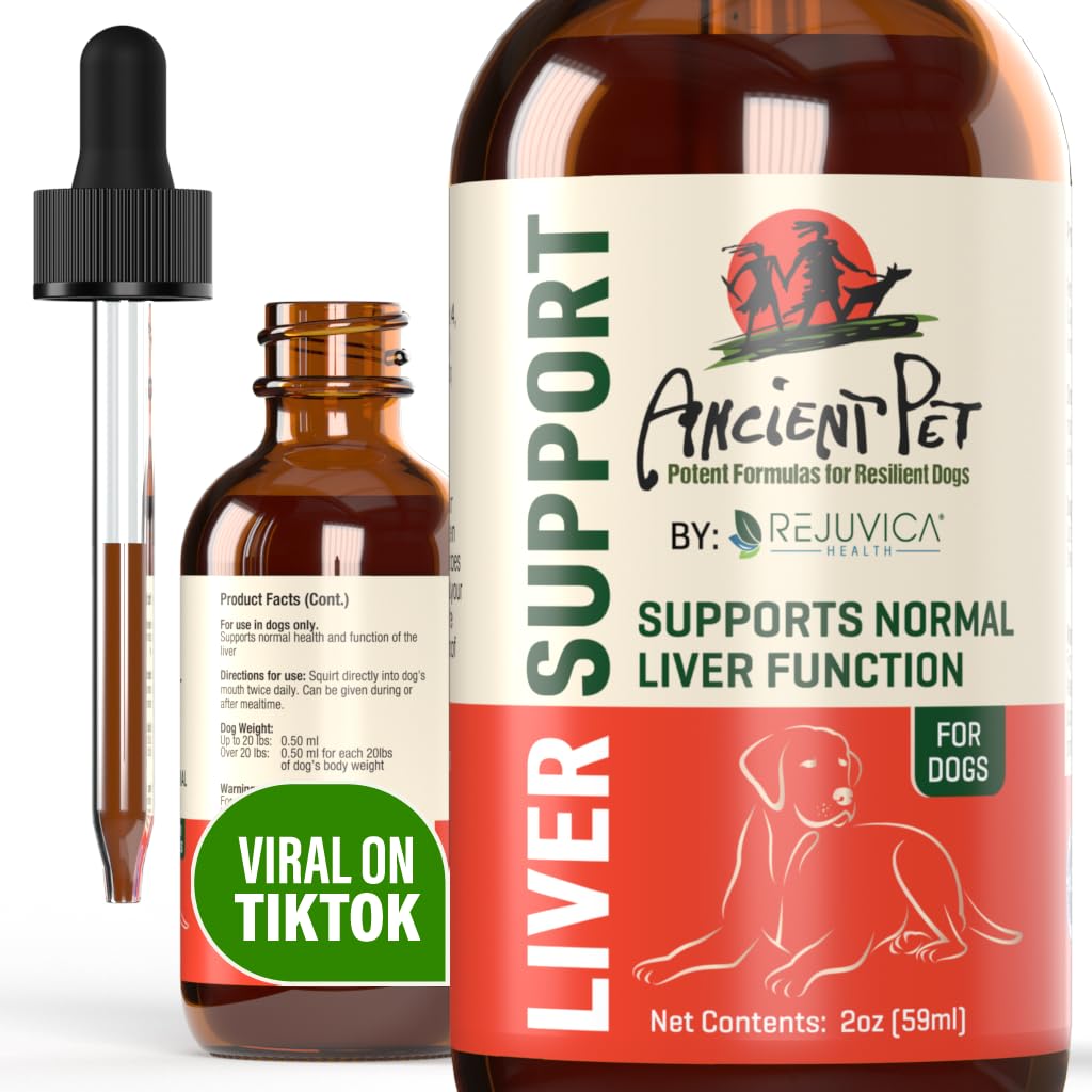Milk Thistle for Dogs | Ancient Liver Support for Your Pets | Supports Healthy Liver Function with Dandelion & Artichoke | Natur