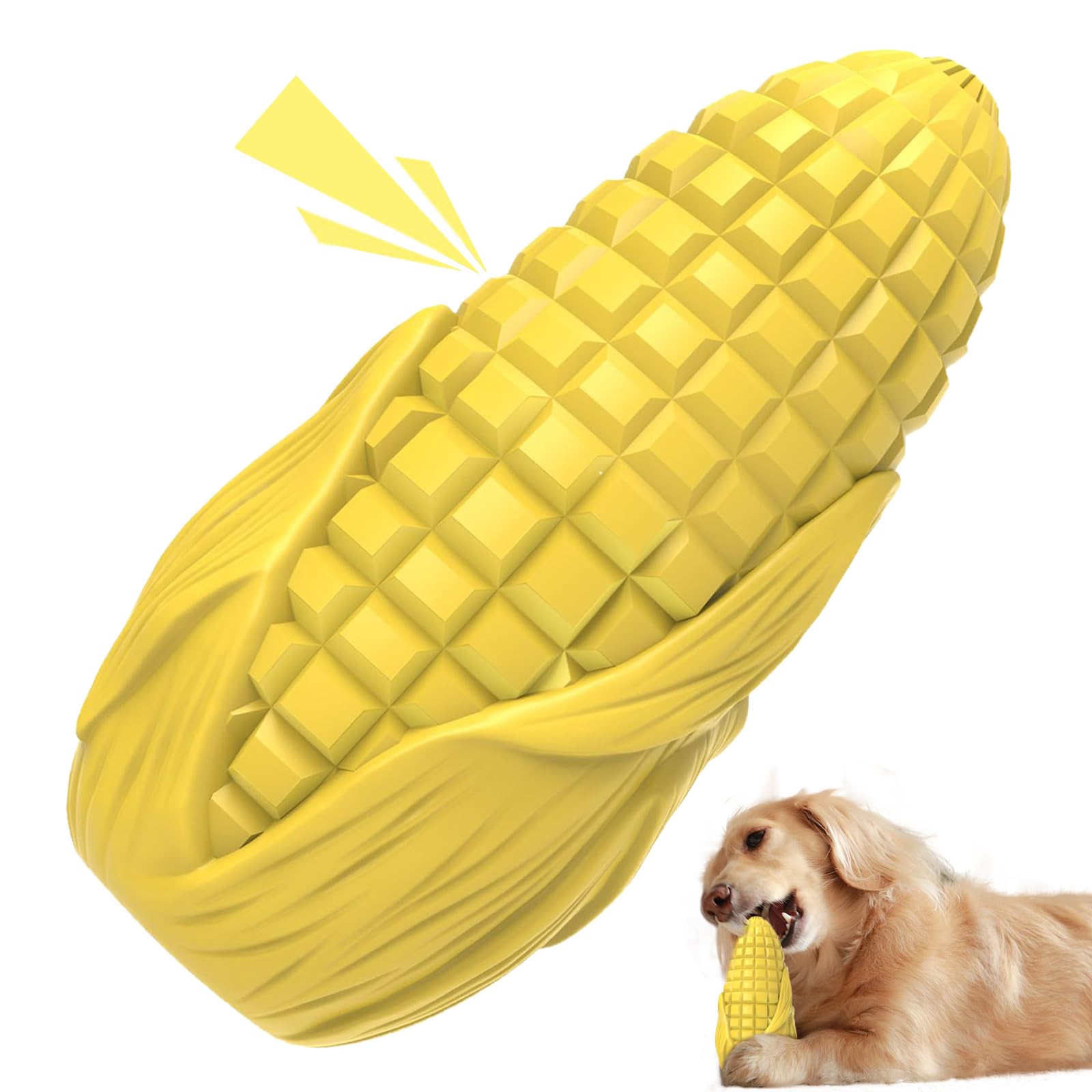 Dog Chew Toys For Aggressive Chewers,Idestructible Tough Durable Squeaky Interactive Dog Toys,Durable Dog Teeth Cleaning Toy For