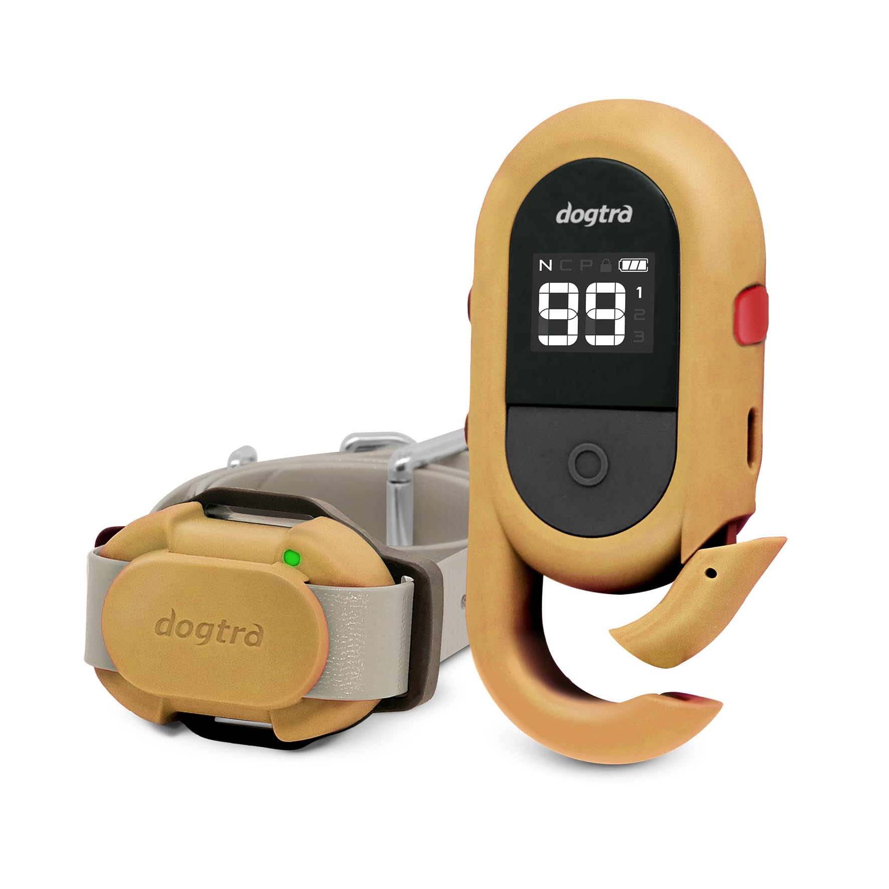 Dogtra Cue Gen 2 Tan - Customizable E-Collar For Dogs Training Collar With Remote - Easy, Safe, Beginner-Friendly Design - 99 Le