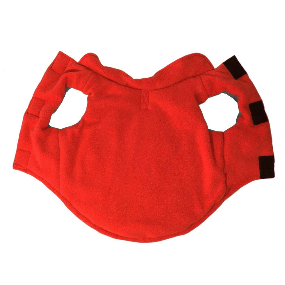 Gooby Sports Vest Dog Jacket - Black, Medium - Reflective Dog Vest With D Ring Leash - Warm Fleece Lined Small Dog Sweater, Hook And Loop Closure - Dog Clothes For Small Dogs Boy Or Girl Dog Sweater