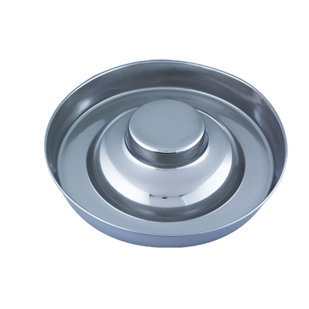 Qt Dog Puppy Stainless Steel Saucer, 15'