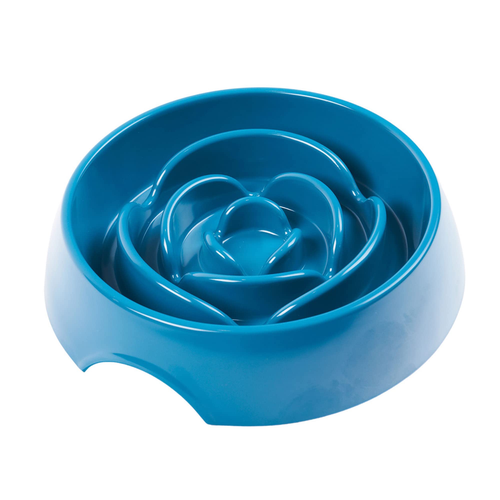 Messy Mutts Dog Slow Feeder Blue 3 Cups