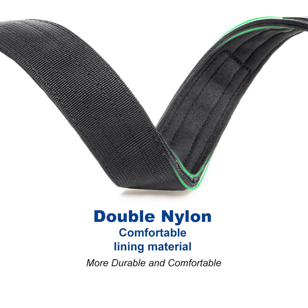 Tspro Dog Collar, Nylon Heavy Duty Quick-Release Adjustable Dog Collar With Magic Name Tape, Usa Flag Patch, D-Ring, For Small T